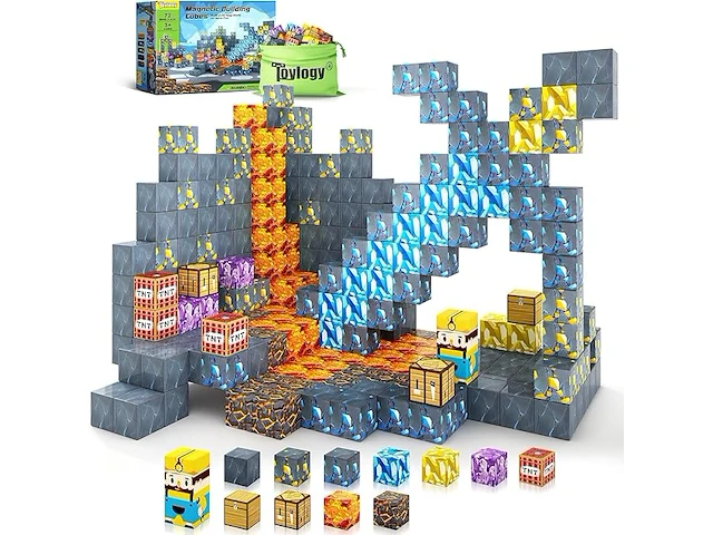 Toylogy magnetische blokken - afbeelding 1 van  4