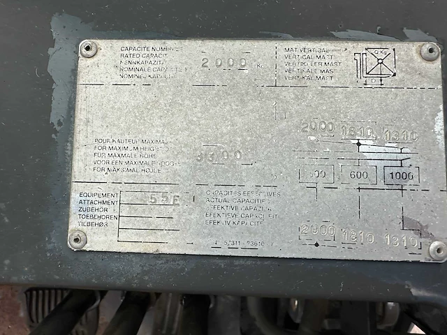 Toyota - 1998 - 55e - vorkheftruck - toyota - 55e - afbeelding 5 van  21