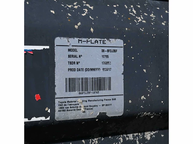 Toyota - 2017 - 8fdj35f - vorkheftruck - afbeelding 16 van  19