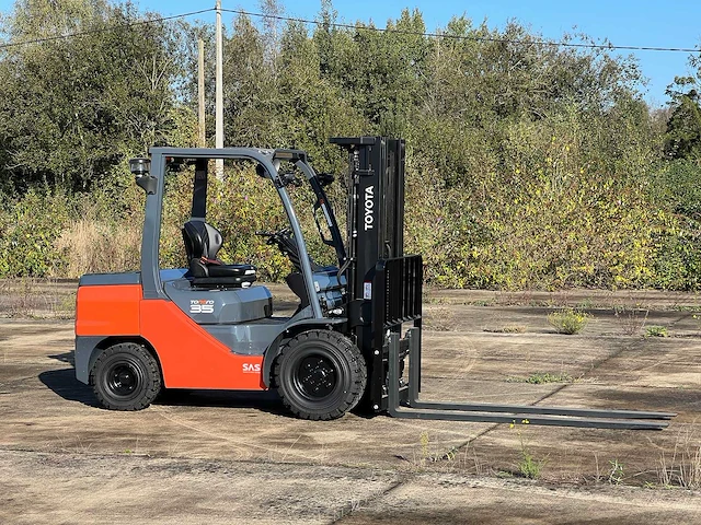 Toyota - 2022 - tonero 35 - vorkheftruck - nieuw - 2uur - weegsysteem - afbeelding 30 van  47