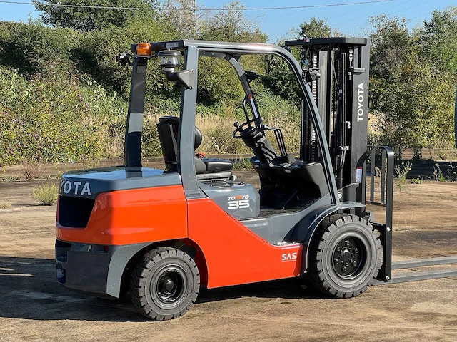 Toyota - 2022 - tonero 35 - vorkheftruck - nieuw - 2uur - weegsysteem - afbeelding 33 van  47