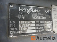 Toyota 7fbe18 vorkheftruck - afbeelding 11 van  13