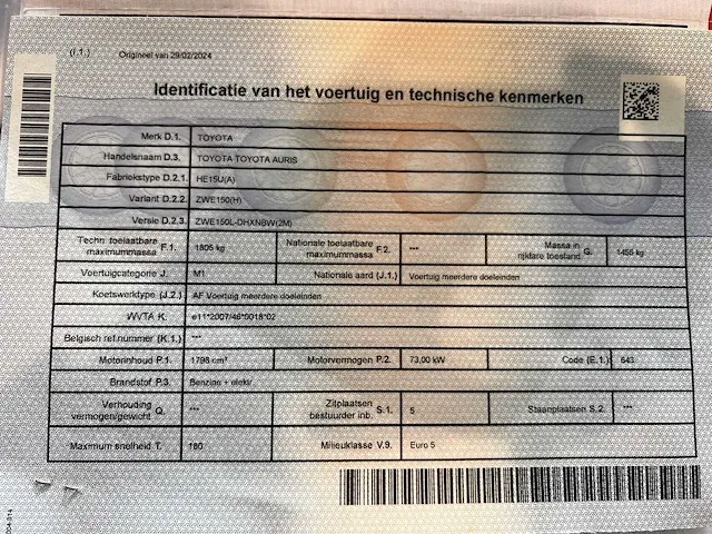 Toyota auris toyota, 2010 - afbeelding 2 van  19