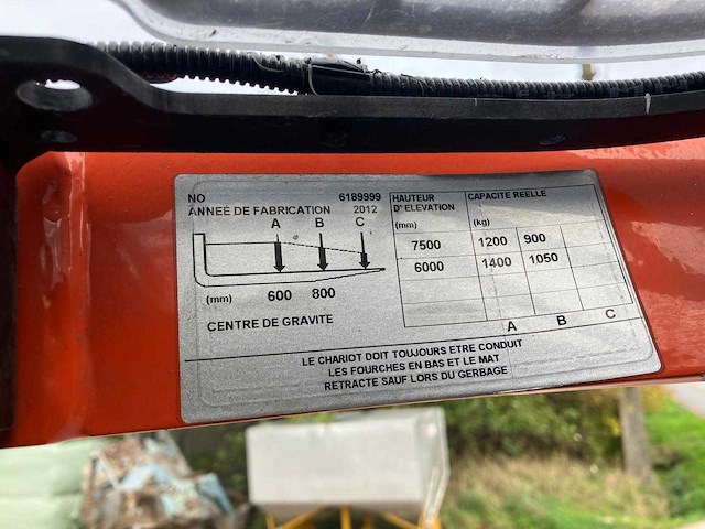 Toyota bt reflex rre140e reach vorkheftruck 2012 - afbeelding 16 van  46