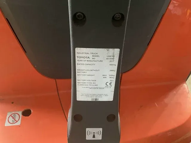 Toyota lwe 160 2017 - afbeelding 3 van  7