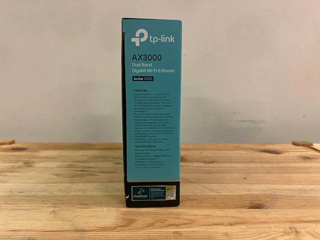 Tp-link archer ax55 ax3000 dual-band gigabit wi-fi 6 router - afbeelding 4 van  6