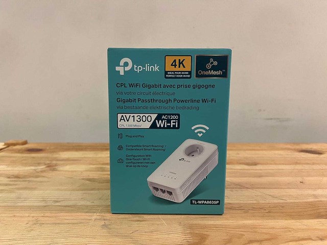 Tp-link av1300 wi-fi ac1200 gigabit passthrough powerline adapter (netwerk via stopcontact) - afbeelding 2 van  7