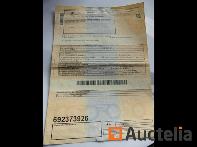 Tractor aanbouwdeel daf fat cf-m4tn3 (2013-57.000 km-vin:xlrat85mc0e985264) - afbeelding 5 van  21
