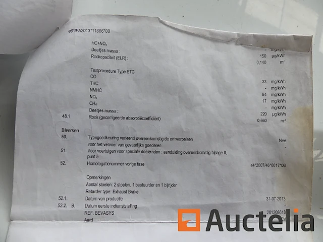 Tractor aanbouwdeel daf fat cf-m4tn3 (2013-57.000 km-vin:xlrat85mc0e985264) - afbeelding 10 van  21