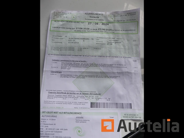 Tractor aanbouwdeel daf fat cf-m4tn3 (2013-574.936 km-vin:xlrat85mc0e985264) - afbeelding 6 van  22
