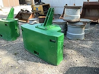 Tractor contragewichten voorladers & accessoires - afbeelding 1 van  10