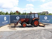 Tractor kubota l345dt diesel met voorlader en maaier (marge) - afbeelding 1 van  1