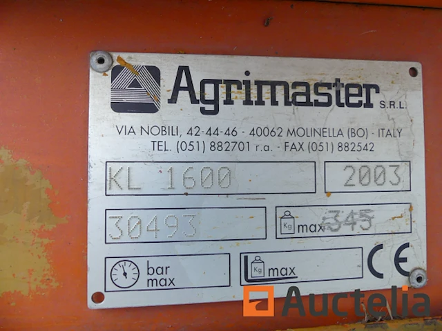 Tractor maaier agrimaster kl1600 - afbeelding 6 van  9