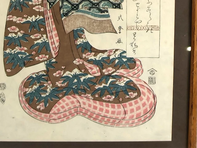 Traditionele japanse houtsnede - afbeelding 3 van  4