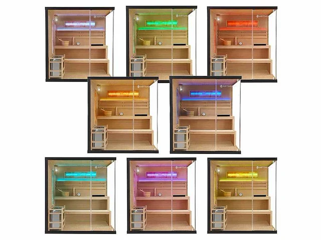 Traditionele sauna - harvia 3,5 - 8 kw 2 - 4 personen - afbeelding 2 van  23