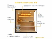 Traditionele sauna - harvia 3,5 - 8 kw 2 - 4 personen - afbeelding 17 van  23