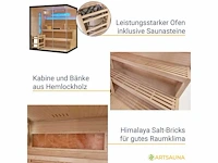 Traditionele sauna - harvia 3,5 - 8 kw 2 - 4 personen - afbeelding 18 van  23