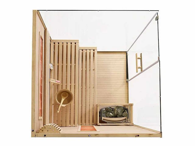 Traditionele sauna - harvia 3,5 - 8 kw 2 - 4 personen - afbeelding 23 van  23