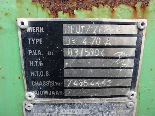 Traktor deutz fahr - afbeelding 6 van  9