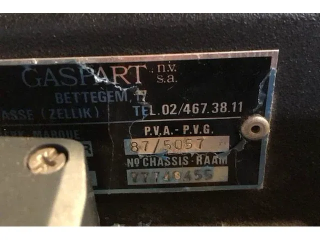Traktor gaspart deutz fahr - afbeelding 9 van  22