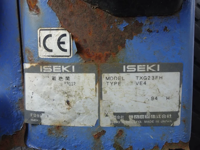 Traktor iseki txg23 - afbeelding 7 van  16