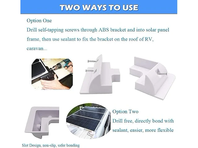 Tramily zonnepaneel beugels wit - afbeelding 4 van  5