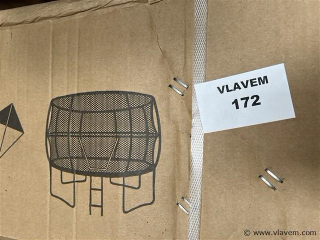Trampoline, 305 cm, incl. net en ladder - afbeelding 1 van  3