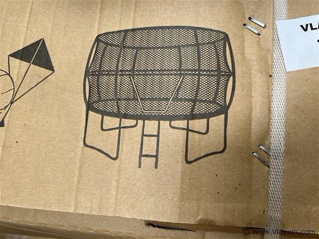 Trampoline, 305 cm, incl. net en ladder - afbeelding 2 van  3