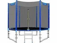 Trampoline ø 305 cm + net + ladder + beschermzeil - afbeelding 2 van  4