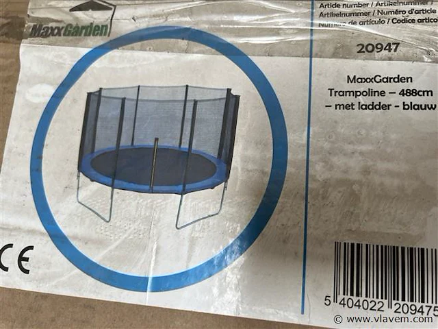 Trampoline, 488 cm - afbeelding 2 van  2