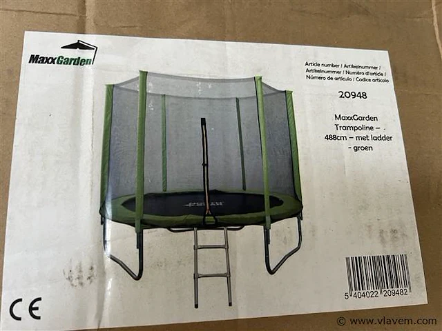 Trampoline, get. maxxgarden, 488 cm - afbeelding 1 van  1