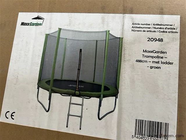 Trampoline, get. maxxgarden, 488 cm - afbeelding 1 van  1