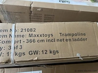 Trampoline, get. maxxtoys, 366 cm - afbeelding 1 van  2