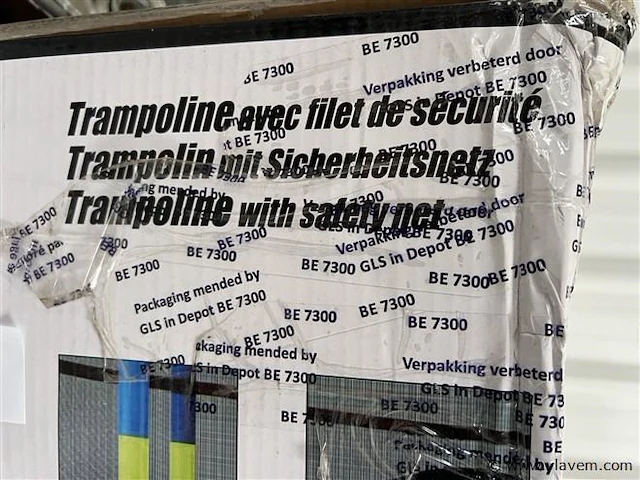 Trampoline met veiligheidsnet, 139 cm - afbeelding 2 van  2
