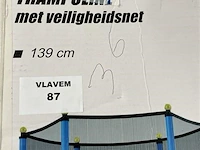 Trampoline met veiligheidsnet, 139 cm - afbeelding 1 van  2