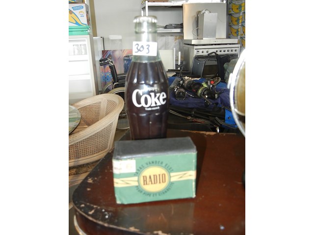 Transistore radio coca cola merk tabac - afbeelding 1 van  1