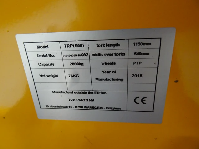 Transpallet totalsource - afbeelding 5 van  7
