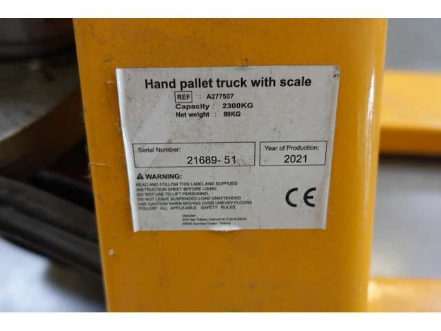 Transpallet-weegsysteem - afbeelding 3 van  4