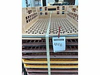 Transport bakken in pvc,incl rolkar (15x) - afbeelding 1 van  3