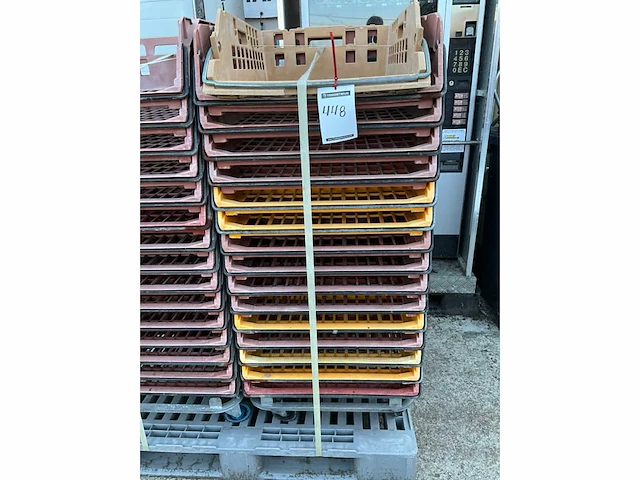 Transport bakken in pvc,incl rolkar (15x) - afbeelding 2 van  3