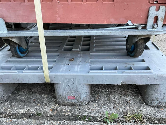 Transport bakken in pvc,incl rolkar (15x) - afbeelding 3 van  3