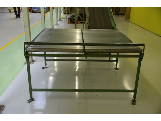 Transportband met dubbele rolbaantafel - afbeelding 1 van  9