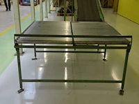 Transportband met dubbele rolbaantafel - afbeelding 1 van  9