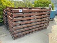 Transportbok voor werfhekken (8x) - afbeelding 1 van  5