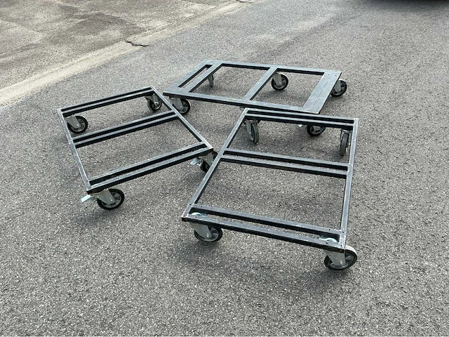 Transportkarren panelenbouw (3x) - afbeelding 1 van  3