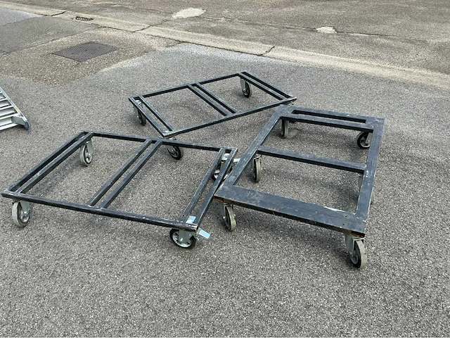 Transportkarren panelenbouw (3x) - afbeelding 2 van  3