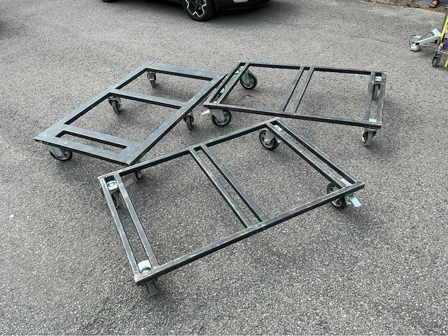 Transportkarren panelenbouw (3x) - afbeelding 3 van  3
