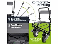 Transportwagen met dak en tas - capaciteit 120 kg - afbeelding 5 van  6