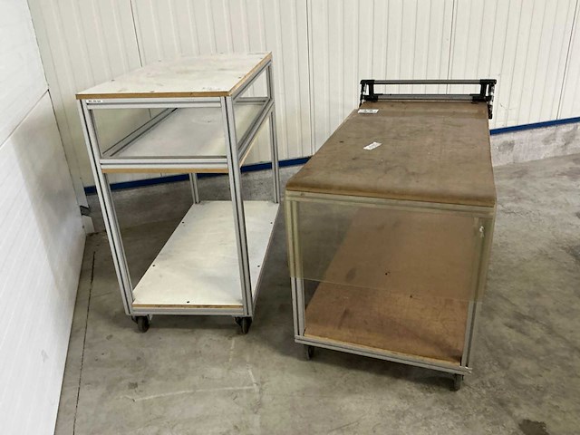 Transportwagen met legborden (2x) - afbeelding 7 van  17