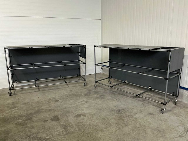 Transportwagen met legborden (2x) - afbeelding 1 van  18